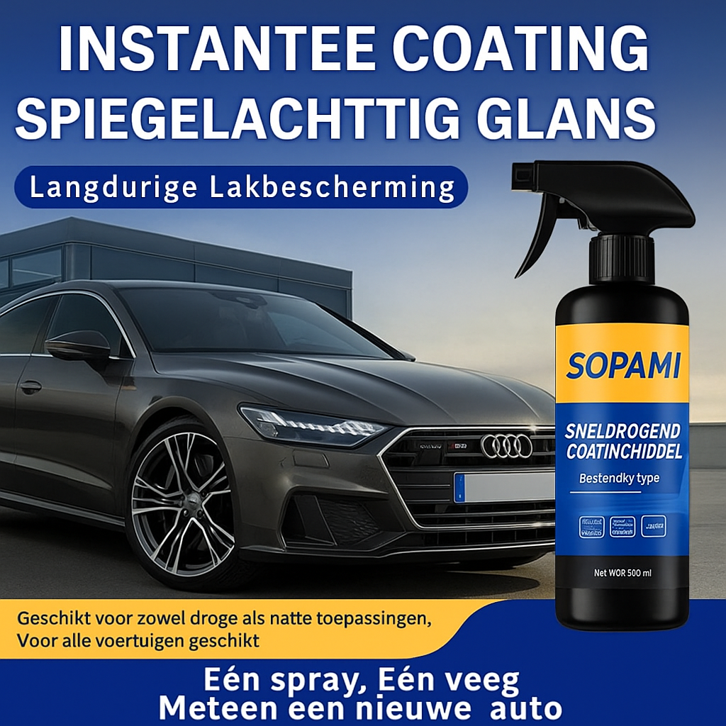 SOPAMI Lakbeschermingsspray – Duurzame Coating voor Auto’s