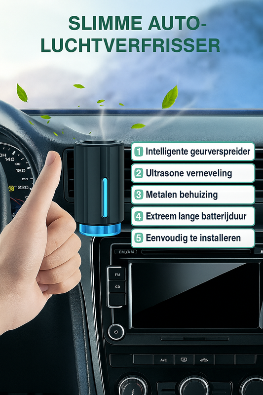 Slimme Auto Luchtverfrisser – Altijd een Frisse Rit