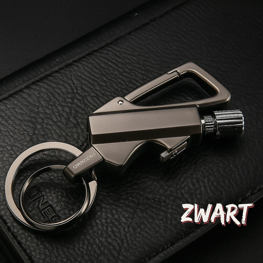 Herbruikbare Vuurstick met Sleutelhanger – Multitool & Flessenopener in Eén