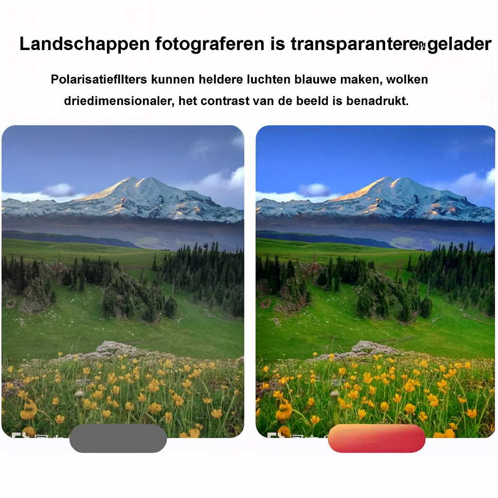 Ultradunne Lens om Reflecties te Elimineren - HD Filter voor Mobiele Fotografie
