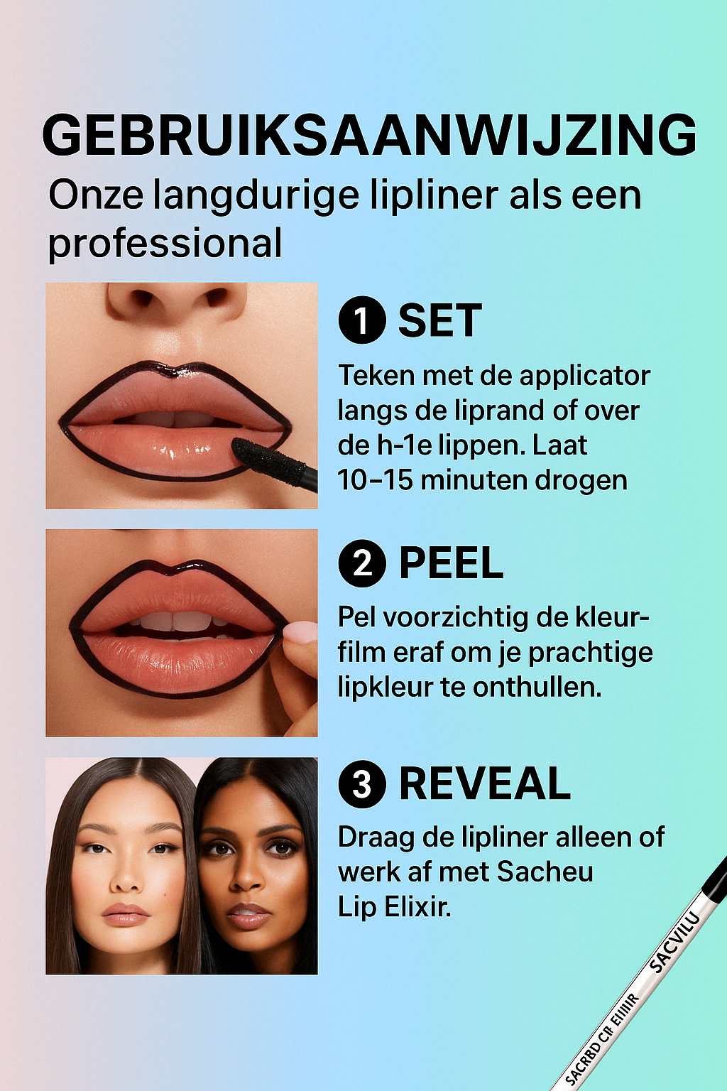 Peel-Off Lippotloodvlek