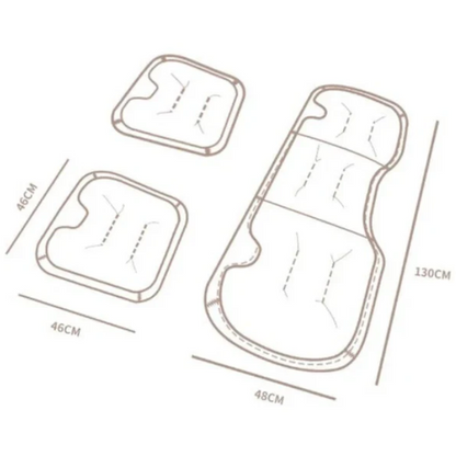 Deluxe ergonomisch autokussen