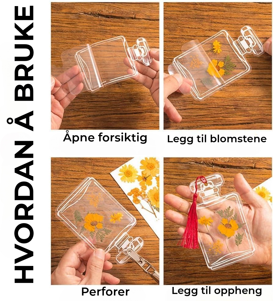 Bloemen bladwijzer | 40 stuks