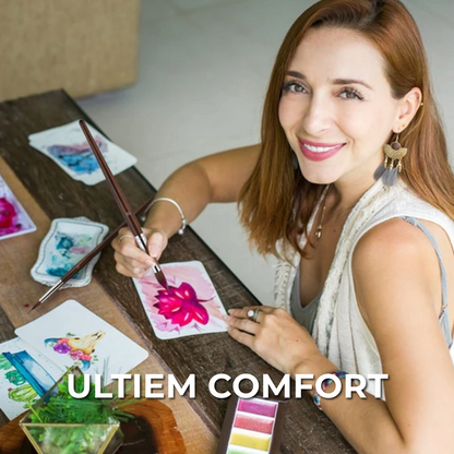 Professionele Precisie Aquarelpenselen | 4 Stuks