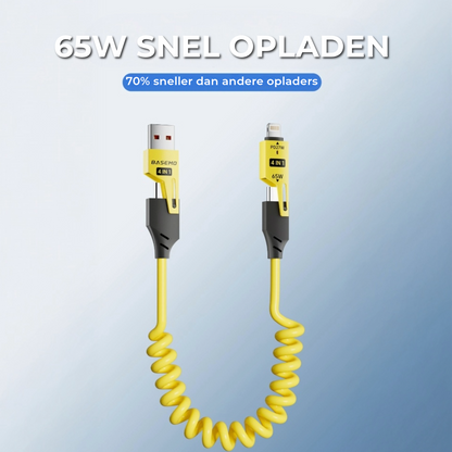 4-In-1 Uittrekbare Oplader | 150cm