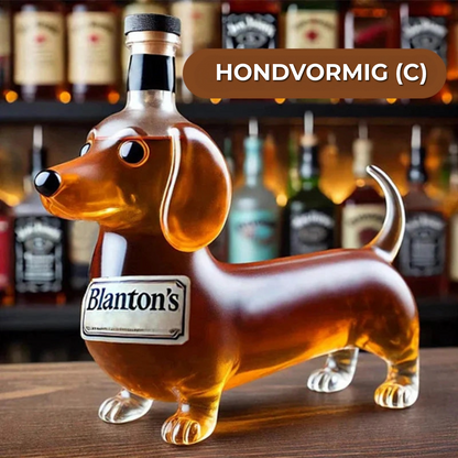 Dierenvormige Whiskeyfles