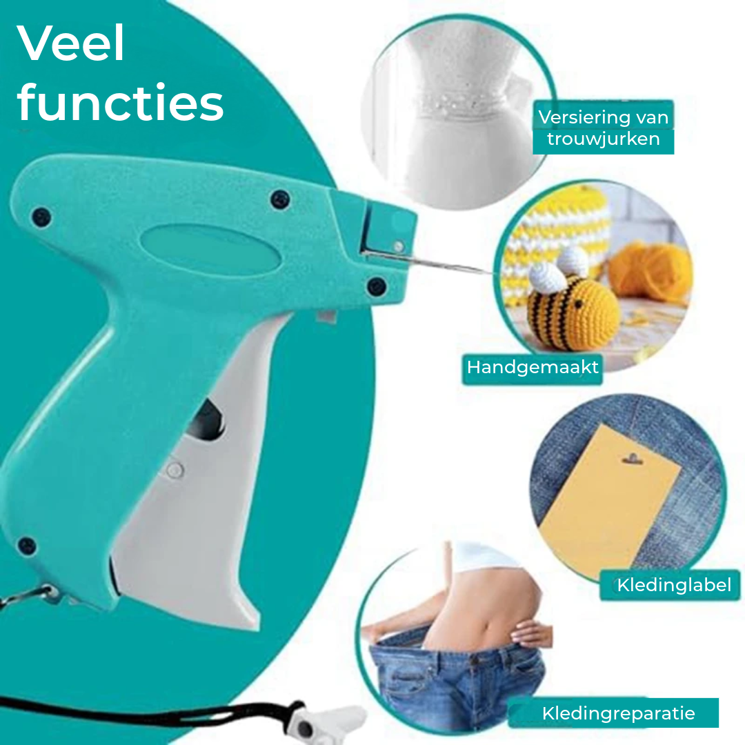 Micro Stitch Gun Kit | Snel & eenvoudig bevestigen zonder naald of draad