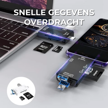 6-In-1 Multifunctionele Kaartlezer