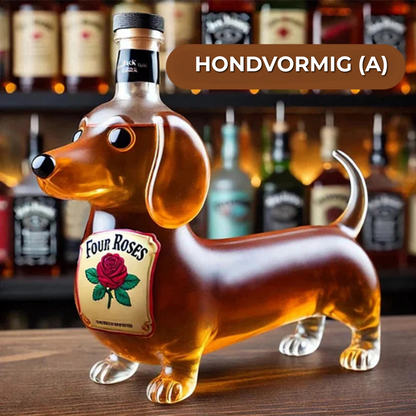 Dierenvormige Whiskeyfles