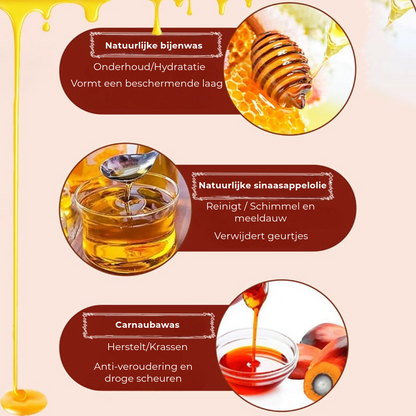 Natuurlijke Bijenwas | Hout Restauratie Crème