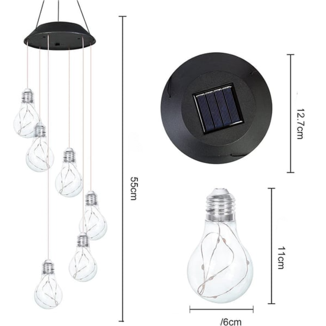 Kleurrijke LED Zonne-Energie Lampen