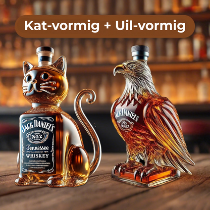 Dierenvormige Whiskeyfles