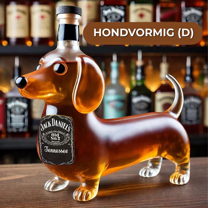 Dierenvormige Whiskeyfles