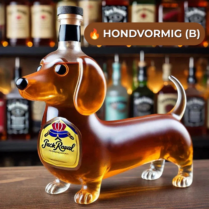 Dierenvormige Whiskeyfles