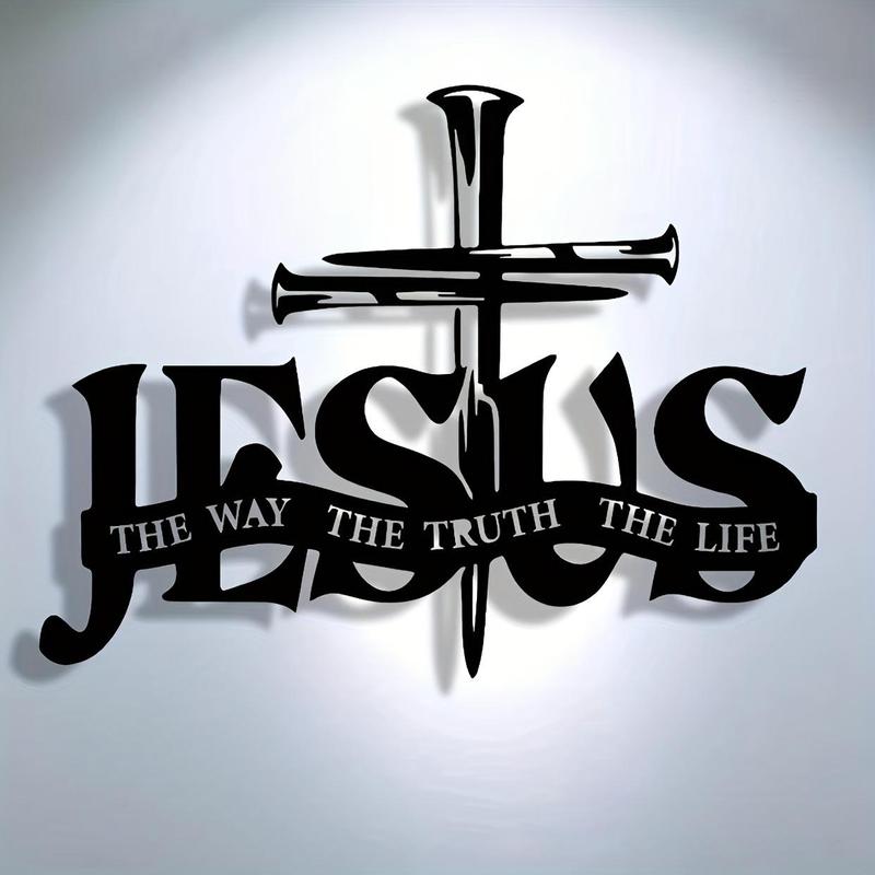 Exclusieve Wanddecoratie – Jezus en Kruis in Handgemaakt Design