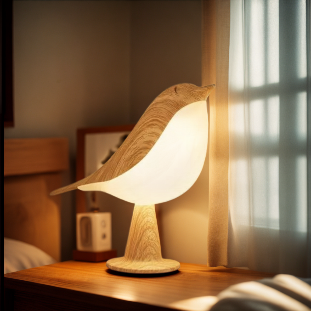 Vogel Nachtlampje – Schattig en Zacht Licht voor de Nacht