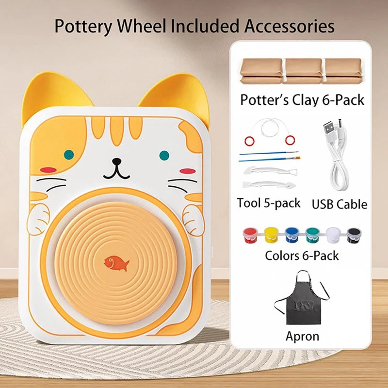 POTTERY SET™ - KLEINE KUNSTENAARS - KINDER POTTENBAKSET