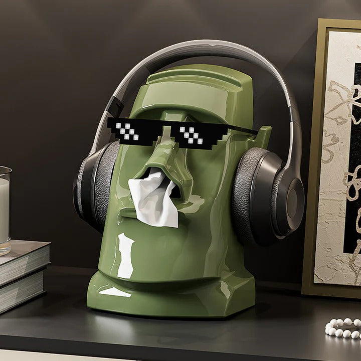 Moai Tiki Tissuedoos