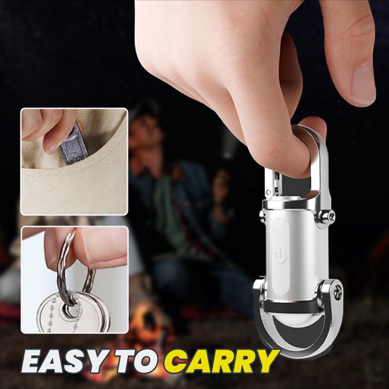 1200LM Mini Sleutelhanger Zaklamp – Super Helder & Waterdicht