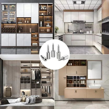 Zelftappende schroeven | Kast laminaat ondersteuning | 50 stuks (met deksel)