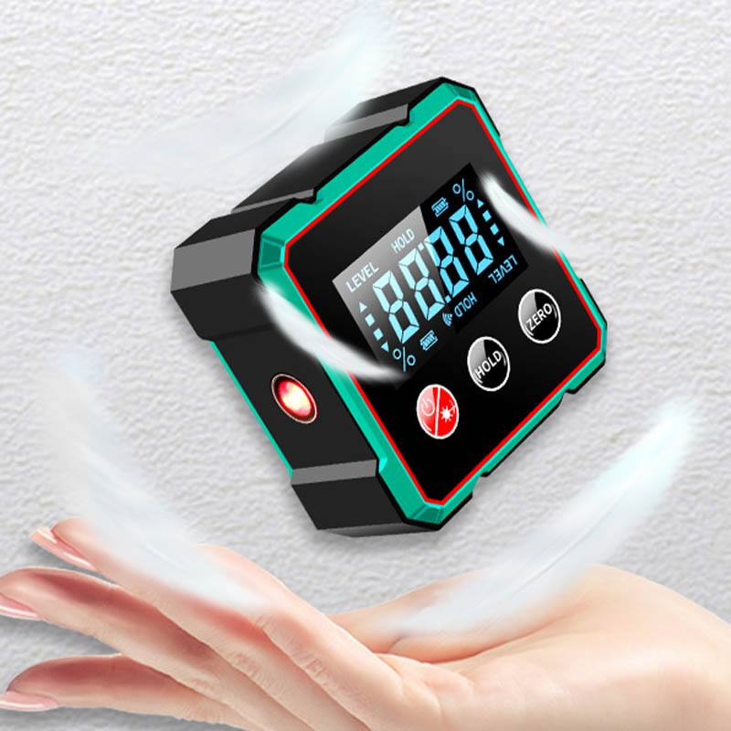 Digitale Hoek- & Lijnlaser Meter – Met Magneetbasis voor Nauwkeurige Metingen