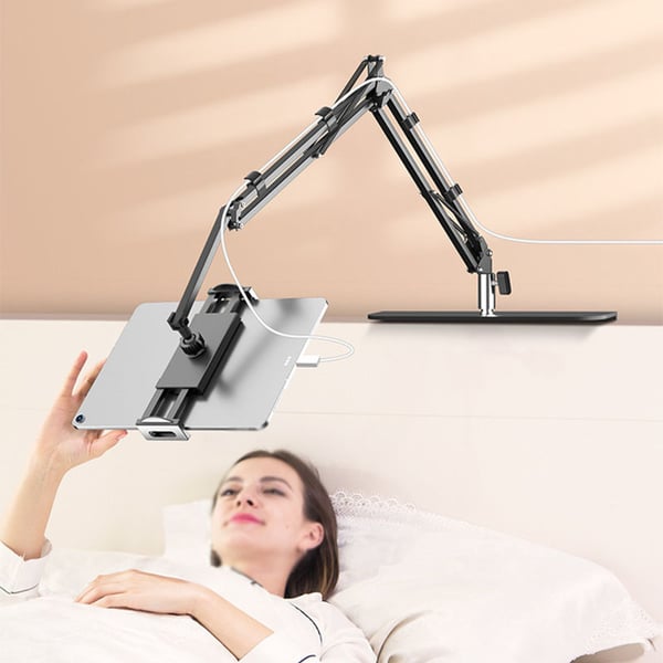 Verborgen Bedhouder – Uitschuifbare Stand voor Telefoon & Tablet