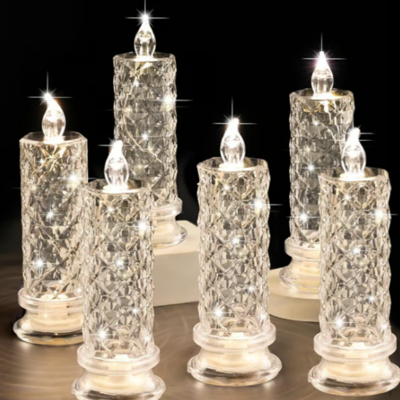 Romantische LED-kaarsen-Voordeelpak 4 stuks