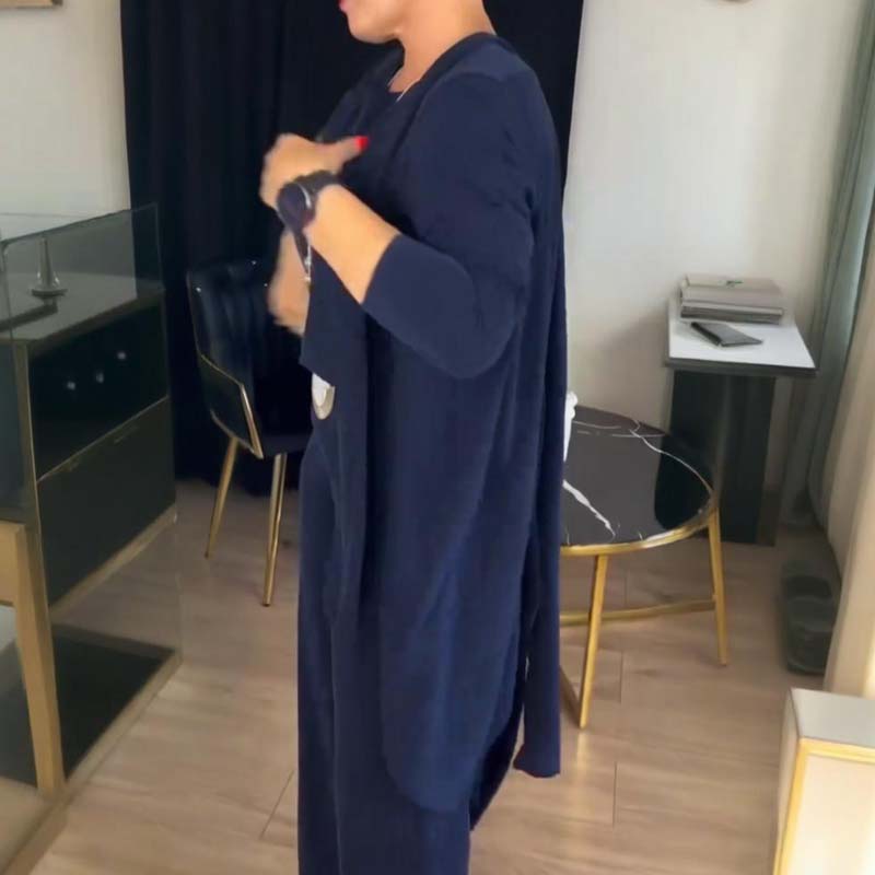 Elegante 3-delige Set met Cardigan, Top en Broek