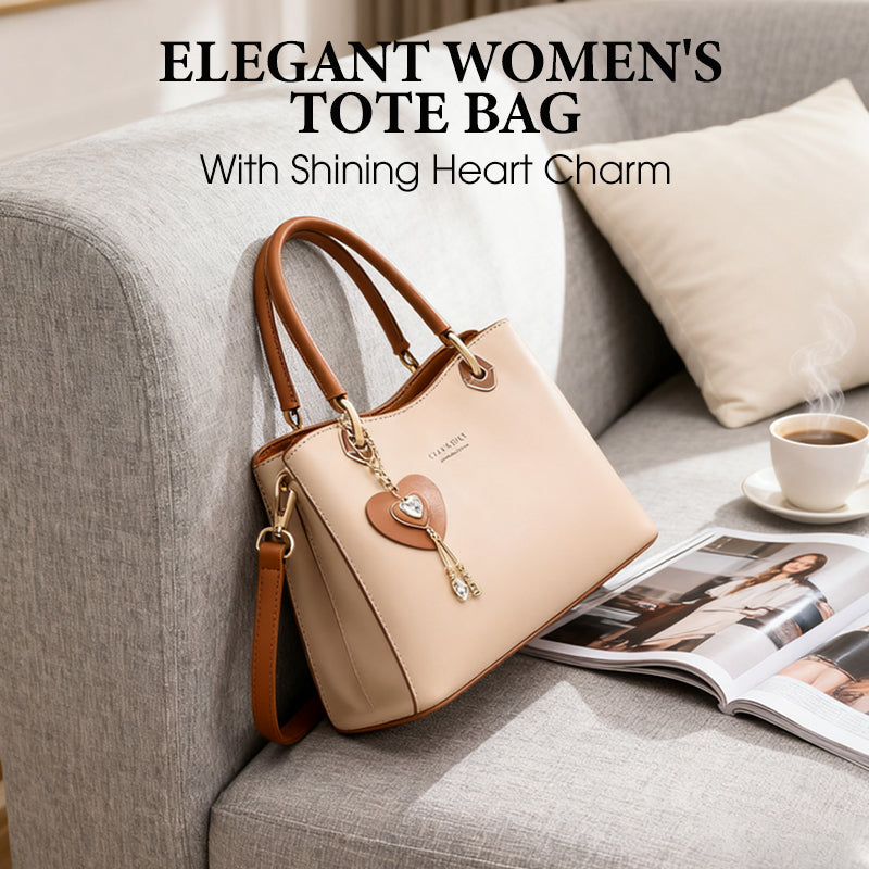 Elegante Damestas met Hartvormige Hanger